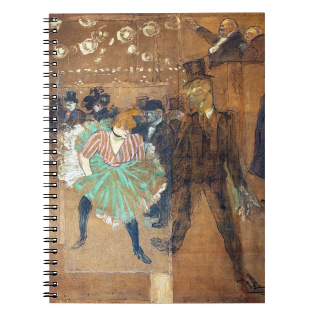 Henri de Toulouse-Lautrec - Tanz auf dem Rouge Notizblock (Vorderseite)