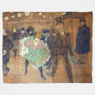 Henri de Toulouse-Lautrec - Tanz im Rouge Fleecedecke