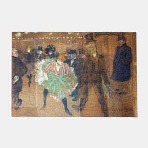 Henri de Toulouse-Lautrec - Tanz im Rouge Fußmatte