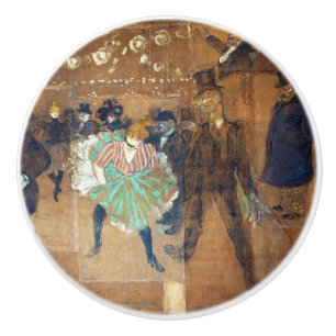 Henri de Toulouse-Lautrec - Tanz im Rouge Keramikknauf