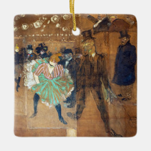 Henri de Toulouse-Lautrec - Tanz im Rouge Keramikornament