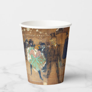 Henri de Toulouse-Lautrec - Tanz im Rouge Pappbecher