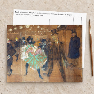 Henri de Toulouse-Lautrec - Tanz im Rouge Postkarte