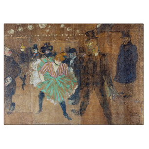 Henri de Toulouse-Lautrec - Tanz im Rouge Schneidebrett