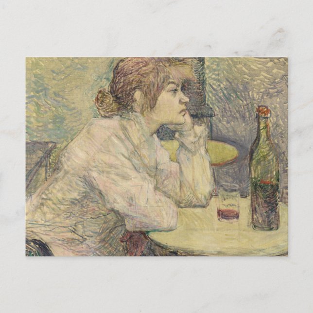 Henri De Toulouse Lautrec - The Hangover (Suzanne Postkarte (Vorderseite)