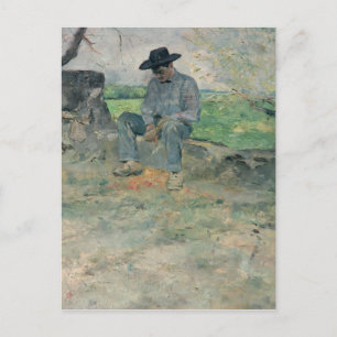 Henri de Toulouse-Lautrec   Young Routy in Celeyra Postkarte