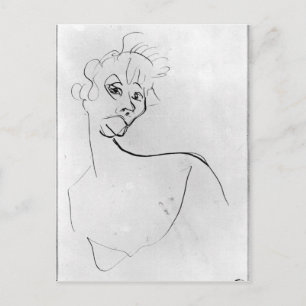 Henri de Toulouse-Lautrec   Yvette Guilbert, 1894 Postkarte
