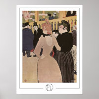 Henri de Toulouse-Lautrec Zedign Art Poster #91