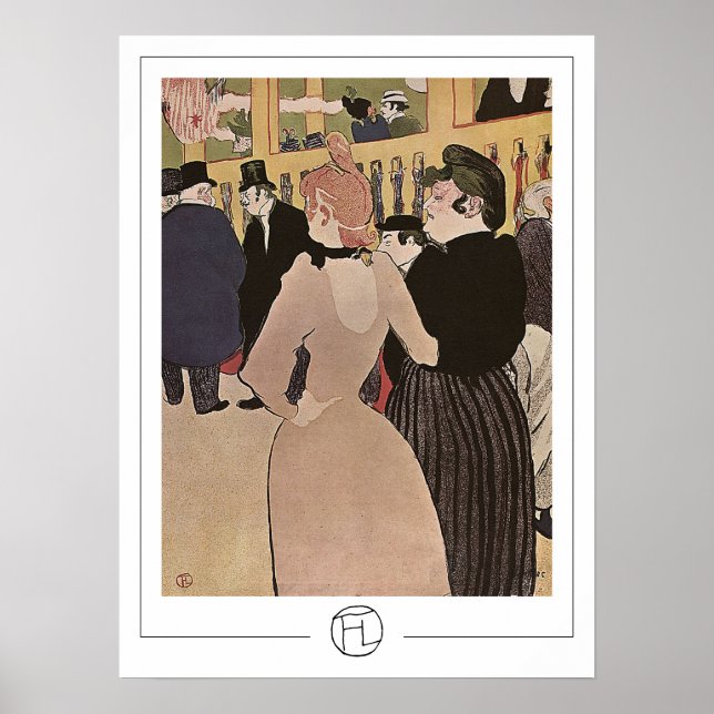 Henri de Toulouse-Lautrec Zedign Art Poster #91 (Vorne)