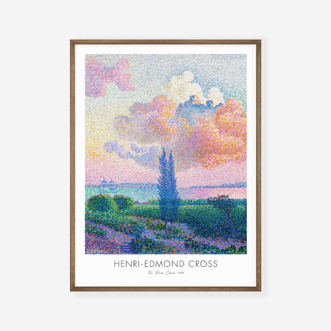 Henri Edmond Cross Pink Cloud Art Exhibition Poster (Von Creator hochgeladen)