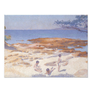 Henri-Edmond Cross - Strand in Cabasson Fotodruck