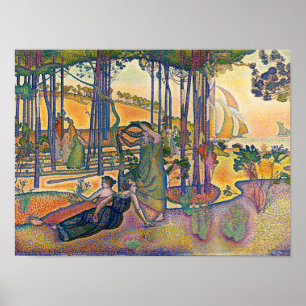 Henri-Edmond Cross - The Abend Air, Art, c1893 Poster