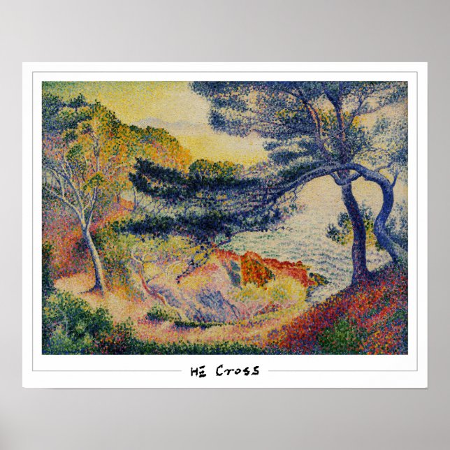 Henri-Edmond Cross Zedign Affiche d'art #8 (Devant)