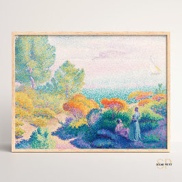 Henri Edmond kreuzen zwei Frauen an der Küste Poster