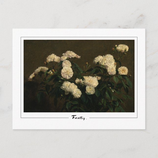 Henri Fantin-Latour #135 - Fine Art Postcard Postkarte (Vorderseite)