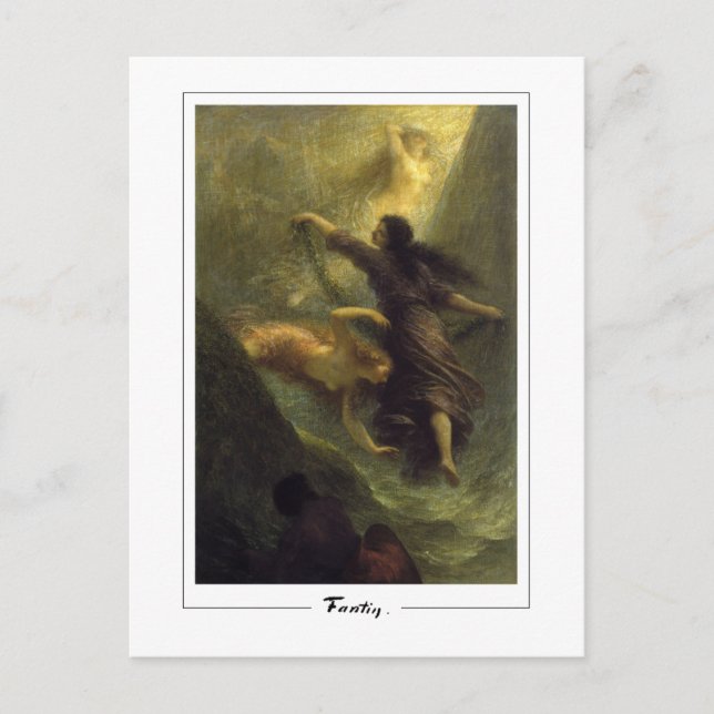 Henri Fantin-Latour #389 - Fine Art Postcard Postkarte (Vorderseite)