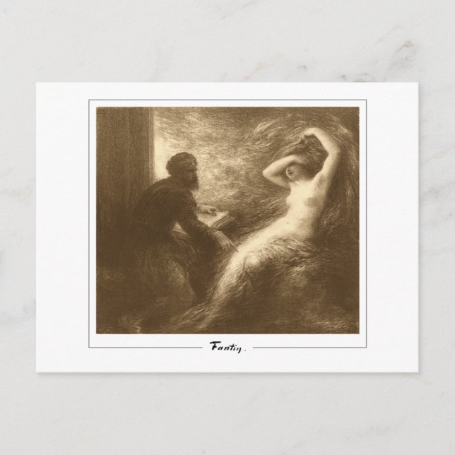 Henri Fantin-Latour #454 - Carte postale Art (Devant)