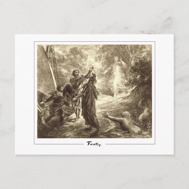 Henri Fantin-Latour #517 - Fine Art Postcard Postkarte (Vorderseite)
