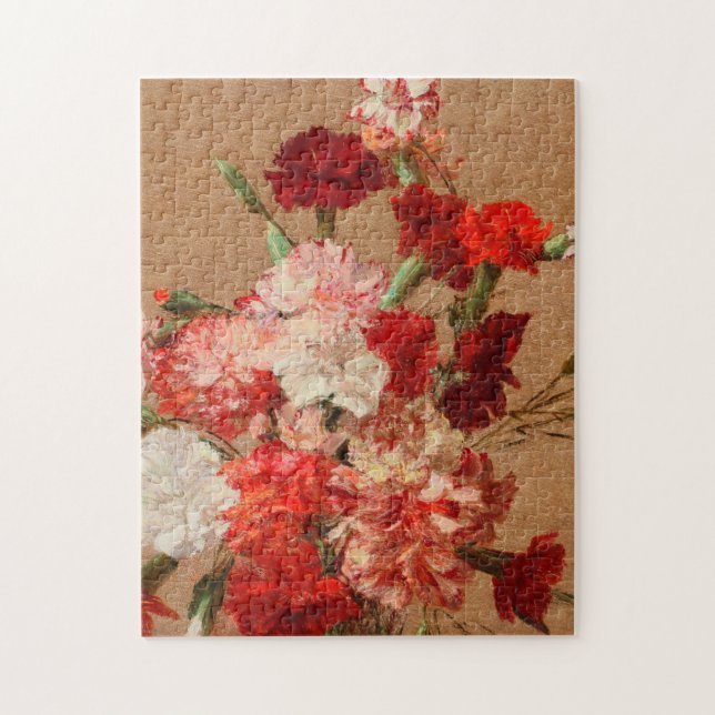Henri Fantin Latour - Nelken ohne Vase (Vertikal)
