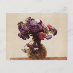 Henri Fantin-Latour- Queens Daisies Postkarte