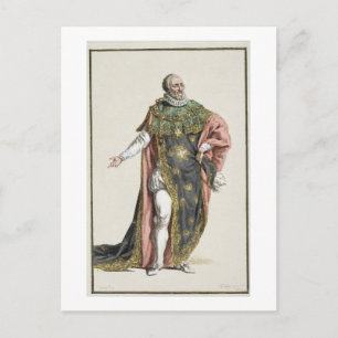 Henri IV (1553-1610) König von Frankreich, von 'Re Postkarte