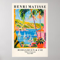 Henri Matisse Druck Pink Mediterranean Riviera