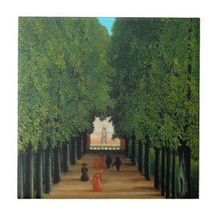 Henri Rousseau, Allee im Park in Saint-Cloud Fliese