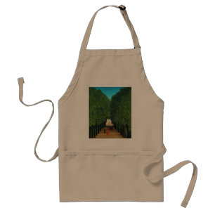 Henri Rousseau, Allee im Park von Saint-Cloud Schürze