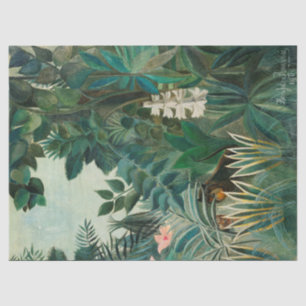 Henri Rousseau Äquatorialer Dschungel (1909) Seidenpapier