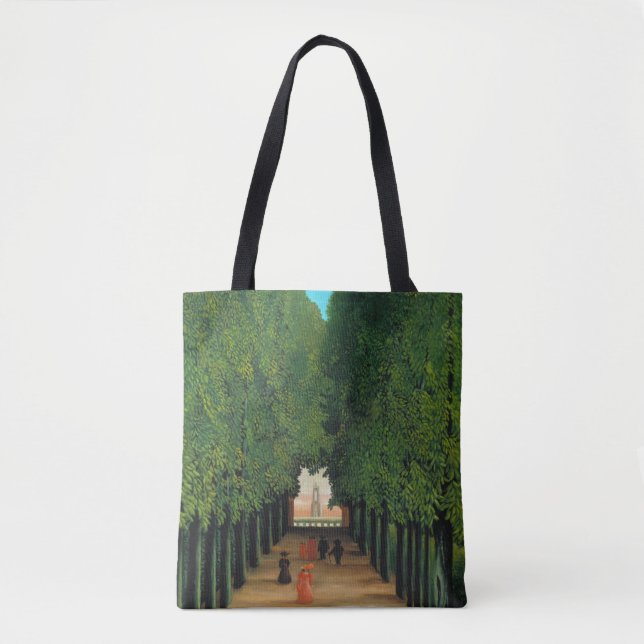 Henri Rousseau, Avenue im Park at Saint Cloud Tasche (Vorderseite)