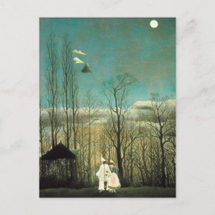 Henri Rousseau Carnival Abend Postcard Postkarte