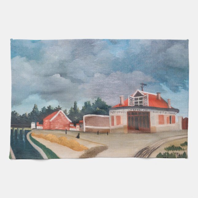 Henri Rousseau - Chair Factory Geschirrtuch (Horizontal)