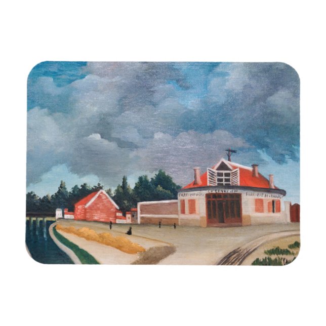 Henri Rousseau - Chair Factory Magnet (Horizontal)