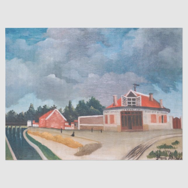 Henri Rousseau - Chair Factory Seidenpapier (Vorderseite)