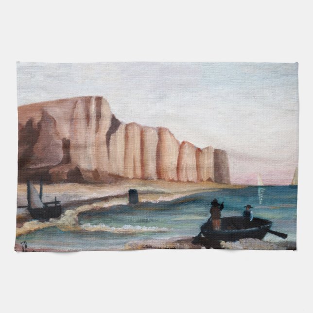 Henri Rousseau - Cliffs Geschirrtuch (Horizontal)