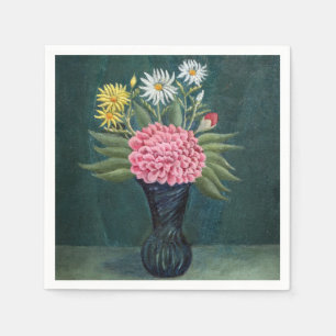 Henri Rousseau - Dahlie und Gänseblümchen in einer Serviette