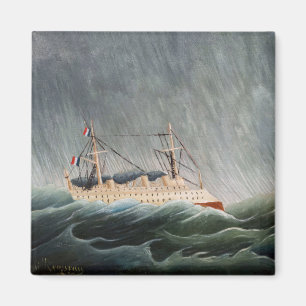 Henri Rousseau - Das Schiff im Sturm Magnet