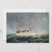 Henri Rousseau - Das Schiff im Tempest