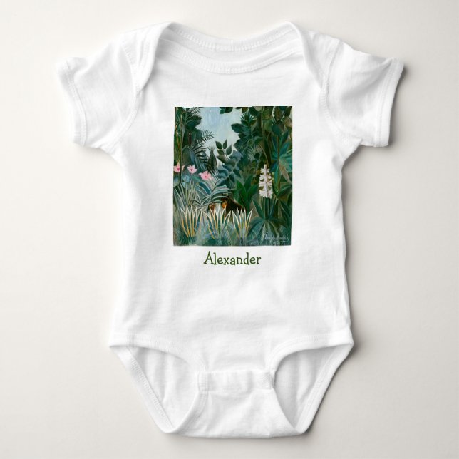 Henri Rousseau - Der Äquatorialdschungel Baby Strampler (Vorderseite)
