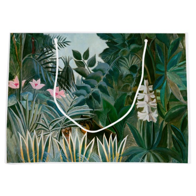 Henri Rousseau - Der Äquatorialdschungel Große Geschenktüte (Vorderseite)
