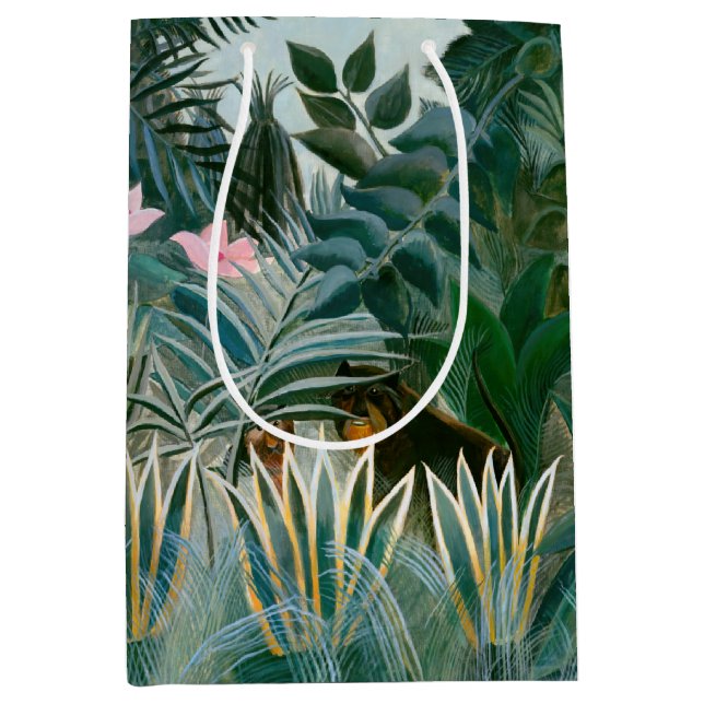 Henri Rousseau - Der Äquatorialdschungel Mittlere Geschenktüte (Vorderseite)