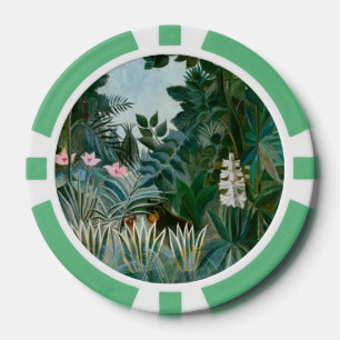 Henri Rousseau - Der Äquatorialdschungel Pokerchips