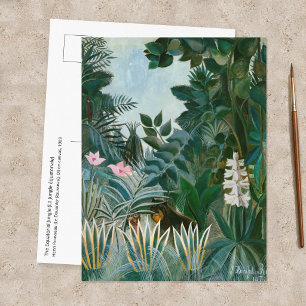 Henri Rousseau - Der Äquatorialdschungel Postkarte