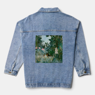 Henri Rousseau - Der äquatoriale Dschungel Jeansjacke