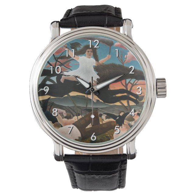 Henri Rousseau - Der Krieg Armbanduhr (Vorderseite)
