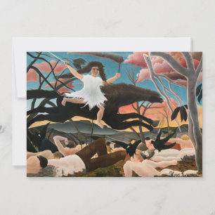 Henri Rousseau - Der Krieg Dankeskarte