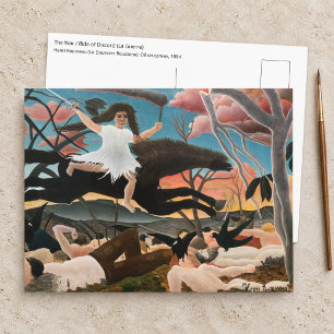 Henri Rousseau - Der Krieg Postkarte