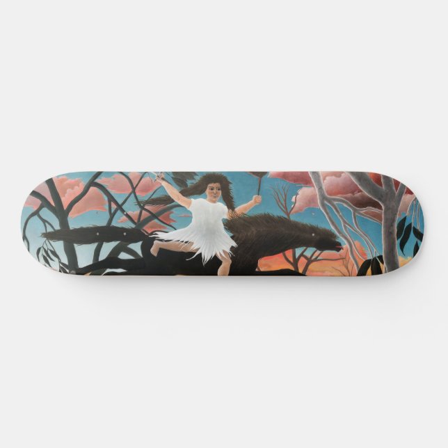 Henri Rousseau - Der Krieg Skateboard (Horizontal)