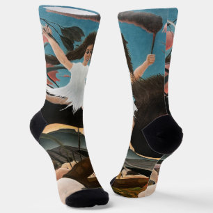 Henri Rousseau - Der Krieg Socken