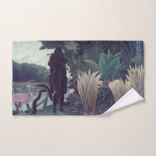 Henri Rousseau - Der Schlangenbeschwörer Badhandtuch Set